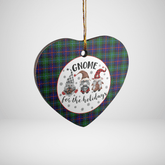 Clan Campbell of Cawdor Modern Tartan Tartan Crest Gnome Heart Ceramic Ornament WM86 Campbell of Cawdor Modern Tartan Tartan Christmas