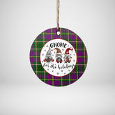 Clan Taylor Tartan Tartan Crest Gnome Round Ceramic Ornament GJ91 Taylor Tartan Tartan Christmas
