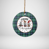 Clan MacDonald of the Isles Hunting Ancient Tartan Tartan Crest Gnome Round Ceramic Ornament SB33 MacDonald of the Isles Hunting Ancient Tartan Tartan Christmas
