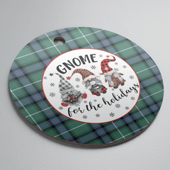 Clan MacDonald of the Isles Hunting Ancient Tartan Tartan Crest Gnome Round Ceramic Ornament SB33 MacDonald of the Isles Hunting Ancient Tartan Tartan Christmas