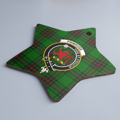 Clan Primrose (Fife) Tartan Crest Star Ceramic Ornament PG96 Primrose (Fife) Tartan Tartan Christmas