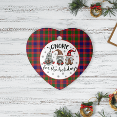 Clan MacIntyre Modern Tartan Tartan Crest Gnome Heart Ceramic Ornament YZ49 MacIntyre Modern Tartan Tartan Christmas