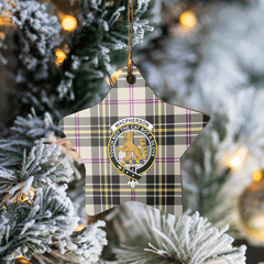 Clan MacPherson Dress Ancient Tartan Crest Star Ceramic Ornament DP49 MacPherson Dress Ancient Tartan Tartan Christmas