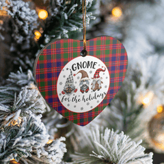 Clan MacIntyre Modern Tartan Tartan Crest Gnome Heart Ceramic Ornament YZ49 MacIntyre Modern Tartan Tartan Christmas