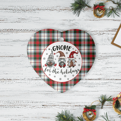 Clan MacDuff Dress Modern Tartan Tartan Crest Gnome Heart Ceramic Ornament RW10 MacDuff Dress Modern Tartan Tartan Christmas