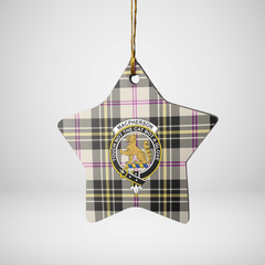 Clan MacPherson Dress Ancient Tartan Crest Star Ceramic Ornament DP49 MacPherson Dress Ancient Tartan Tartan Christmas