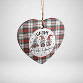 Clan MacDuff Dress Modern Tartan Tartan Crest Gnome Heart Ceramic Ornament RW10 MacDuff Dress Modern Tartan Tartan Christmas