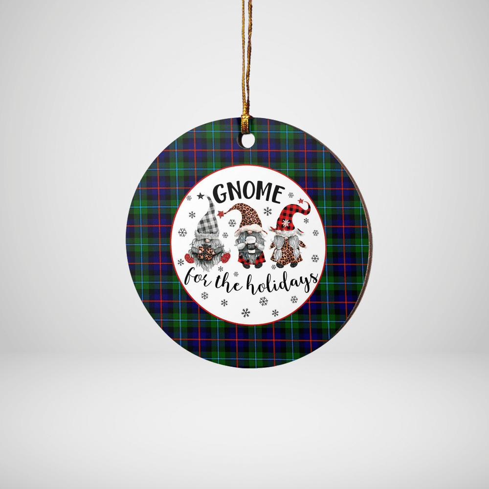 Clan Campbell of Cawdor Modern Tartan Tartan Crest Gnome Round Ceramic Ornament AU82 Campbell of Cawdor Modern Tartan Tartan Christmas