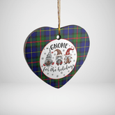 Clan MacLeod of Harris Modern Tartan Tartan Crest Gnome Heart Ceramic Ornament MU66 MacLeod of Harris Modern Tartan Tartan Christmas