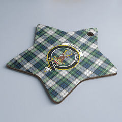 Clan Gordon Dress Ancient Tartan Crest Star Ceramic Ornament UJ20 Gordon Dress Ancient Tartan Tartan Christmas