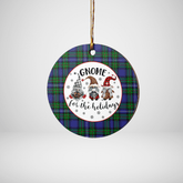 Clan Robertson Hunting Modern Tartan Tartan Crest Gnome Round Ceramic Ornament TU69 Robertson Hunting Modern Tartan Tartan Christmas