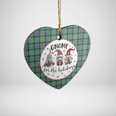 Clan MacThomas Ancient Tartan Tartan Crest Gnome Heart Ceramic Ornament NO46 MacThomas Ancient Tartan Tartan Christmas