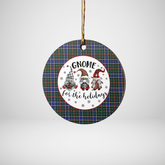 Clan Ogilvie Hunting Modern Tartan Tartan Crest Gnome Round Ceramic Ornament PA31 Ogilvie Hunting Modern Tartan Tartan Christmas