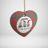 Clan MacLean of Duart Ancient Tartan Tartan Crest Gnome Heart Ceramic Ornament KP38 MacLean of Duart Ancient Tartan Tartan Christmas
