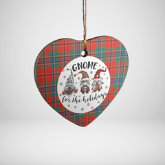 Clan MacLean of Duart Ancient Tartan Tartan Crest Gnome Heart Ceramic Ornament KP38 MacLean of Duart Ancient Tartan Tartan Christmas