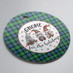 Clan Murray of Atholl Ancient Tartan Tartan Crest Gnome Round Ceramic Ornament PM16 Murray of Atholl Ancient Tartan Tartan Christmas
