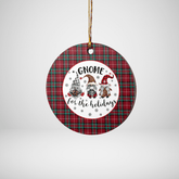 Clan Stewart (Stuart) of Bute Tartan Tartan Crest Gnome Round Ceramic Ornament UC59 Stewart (Stuart) of Bute Tartan Tartan Christmas