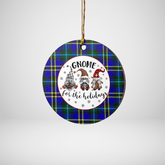 Clan Weir Modern Tartan Tartan Crest Gnome Round Ceramic Ornament NN74 Weir Modern Tartan Tartan Christmas