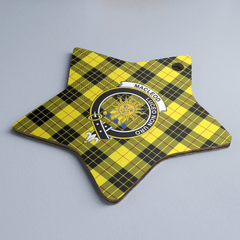 Clan MacLeod of Lewis Modern Tartan Crest Star Ceramic Ornament EK10 MacLeod of Lewis Modern Tartan Tartan Christmas