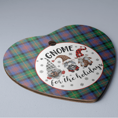 Clan Logan Ancient Tartan Tartan Crest Gnome Heart Ceramic Ornament DO70 Logan Ancient Tartan Tartan Christmas
