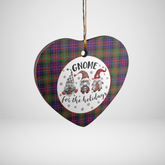 Clan MacDonnell of Glengarry Modern Tartan Tartan Crest Gnome Heart Ceramic Ornament WE95 MacDonnell of Glengarry Modern Tartan Tartan Christmas