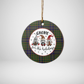 Clan MacMillan Hunting Modern Tartan Tartan Crest Gnome Round Ceramic Ornament NU46 MacMillan Hunting Modern Tartan Tartan Christmas