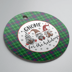 Clan Duncan Ancient Tartan Tartan Crest Gnome Round Ceramic Ornament EB79 Duncan Ancient Tartan Tartan Christmas