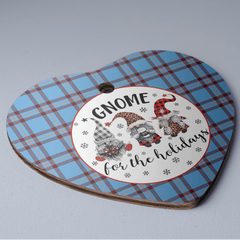 Clan Elliot Ancient Tartan Tartan Crest Gnome Heart Ceramic Ornament FK19 Elliot Ancient Tartan Tartan Christmas