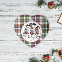 Clan Stewart Dress Modern Tartan Tartan Crest Gnome Heart Ceramic Ornament YR71 Stewart Dress Modern Tartan Tartan Christmas