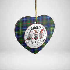 Clan Smith Modern Tartan Tartan Crest Gnome Heart Ceramic Ornament RN38 Smith Modern Tartan Tartan Christmas
