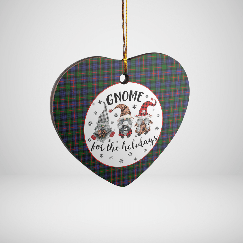 Clan Spalding Murray of Atholl Modern Tartan Tartan Crest Gnome Heart Ceramic Ornament LU97 Spalding Murray of Atholl Modern Tartan Tartan Christmas