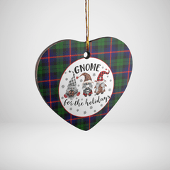 Clan Urquhart Modern Tartan Tartan Crest Gnome Heart Ceramic Ornament KS45 Urquhart Modern Tartan Tartan Christmas