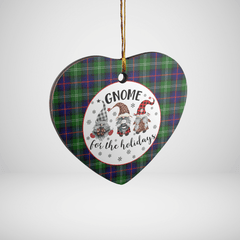 Clan Sutherland Modern Tartan Tartan Crest Gnome Heart Ceramic Ornament XS52 Sutherland Modern Tartan Tartan Christmas
