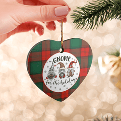 Clan Stewart Atholl Modern Tartan Tartan Crest Gnome Heart Ceramic Ornament CG12 Stewart Atholl Modern Tartan Tartan Christmas
