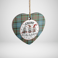 Clan Paisley District Tartan Tartan Crest Gnome Heart Ceramic Ornament RM69 Paisley District Tartan Tartan Christmas