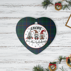 Clan Walker Hunting Modern Tartan Tartan Crest Gnome Heart Ceramic Ornament OD90 Walker Hunting Modern Tartan Tartan Christmas