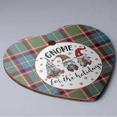 Clan Stirling (of Keir) Tartan Tartan Crest Gnome Heart Ceramic Ornament XX52 Stirling (of Keir) Tartan Tartan Christmas