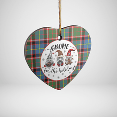 Clan Stirling (of Keir) Tartan Tartan Crest Gnome Heart Ceramic Ornament XX52 Stirling (of Keir) Tartan Tartan Christmas