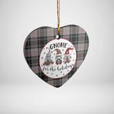 Clan Moffat Modern Tartan Tartan Crest Gnome Heart Ceramic Ornament UX41 Moffat Modern Tartan Tartan Christmas