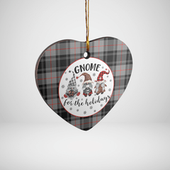 Clan Moffat Modern Tartan Tartan Crest Gnome Heart Ceramic Ornament UX41 Moffat Modern Tartan Tartan Christmas