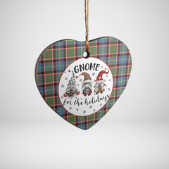 Clan Stirling (of Cadder-Present Chief) Tartan Tartan Crest Gnome Heart Ceramic Ornament QV72 Stirling (of Cadder-Present Chief) Tartan Tartan Christmas