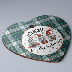 Clan MacKenzie Dress Ancient Tartan Tartan Crest Gnome Heart Ceramic Ornament DJ34 MacKenzie Dress Ancient Tartan Tartan Christmas