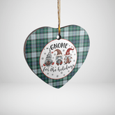 Clan MacKenzie Dress Ancient Tartan Tartan Crest Gnome Heart Ceramic Ornament DJ34 MacKenzie Dress Ancient Tartan Tartan Christmas