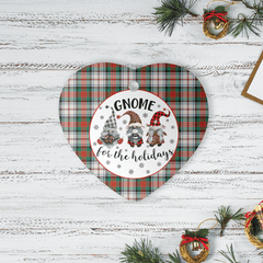 Clan MacDuff Dress Ancient Tartan Tartan Crest Gnome Heart Ceramic Ornament YD50 MacDuff Dress Ancient Tartan Tartan Christmas