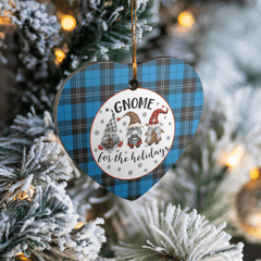 Clan Ramsay Blue Ancient Tartan Tartan Crest Gnome Heart Ceramic Ornament UD19 Ramsay Blue Ancient Tartan Tartan Christmas
