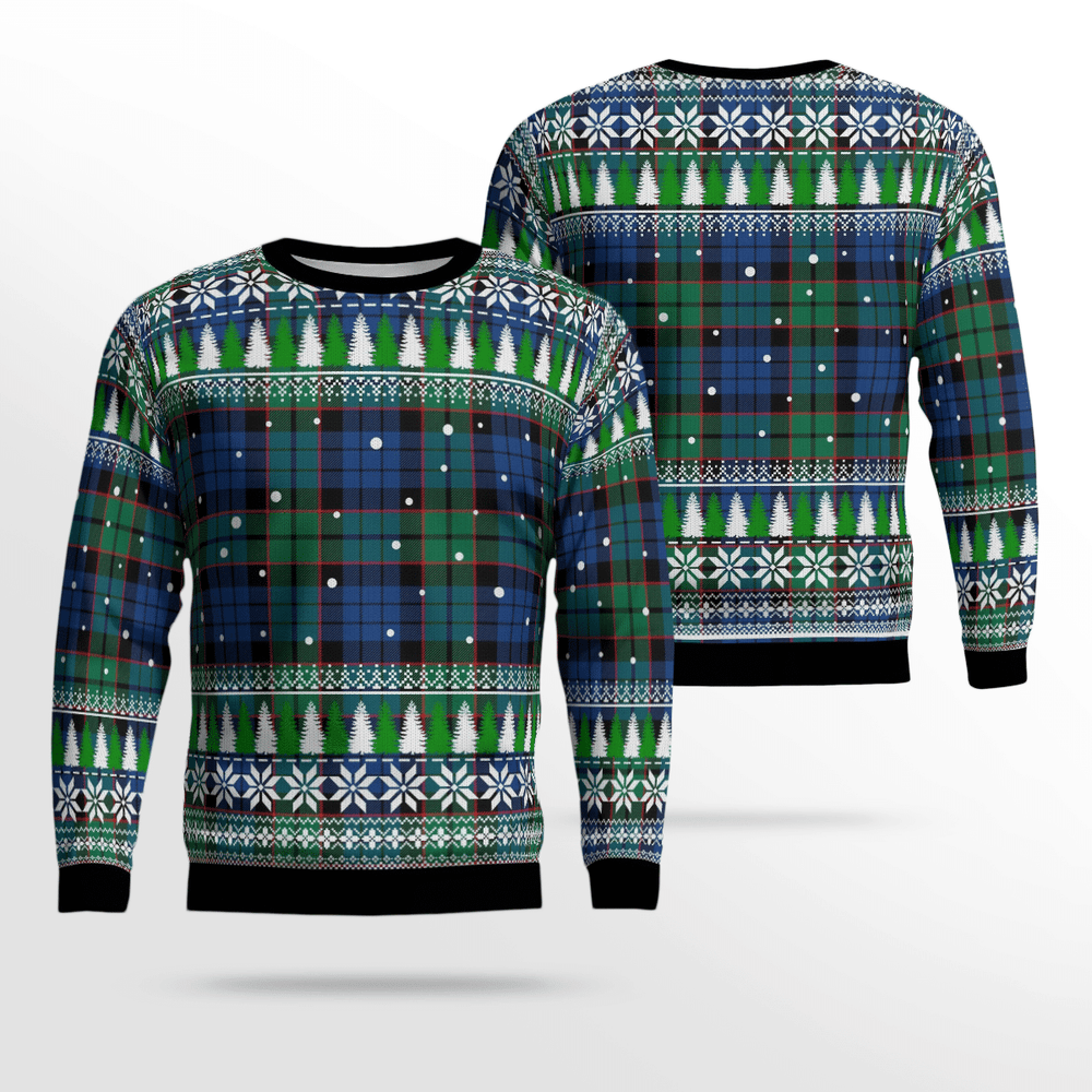 Clan Fletcher Ancient Tartan Christmas Ugly Sweater KK28 Fletcher Ancient Tartan Tartan Ugly Sweater