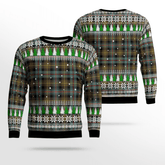 Clan Farquharson Weathered Tartan Christmas Ugly Sweater JS83 Farquharson Weathered Tartan Tartan Ugly Sweater