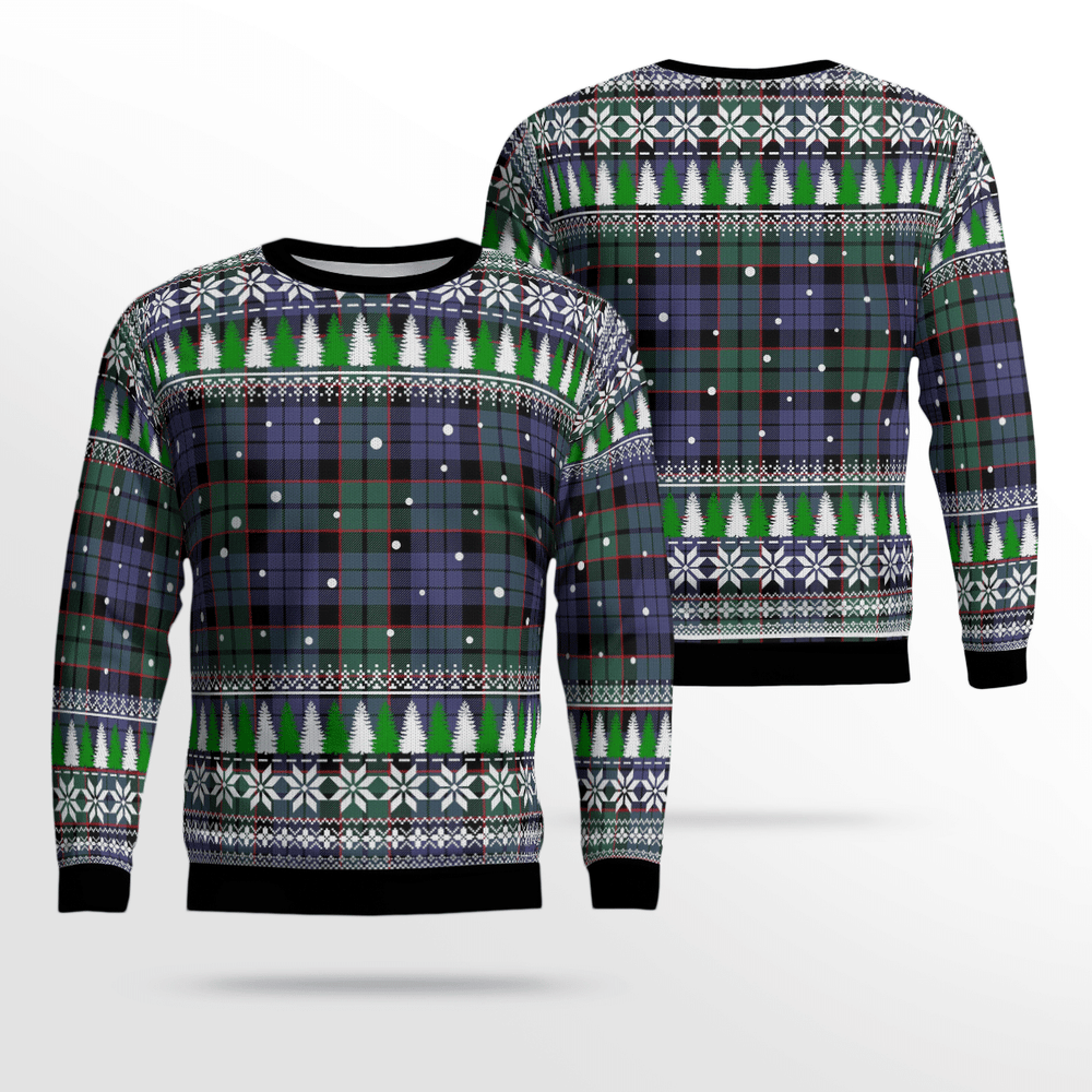 Clan Fletcher Modern Tartan Christmas Ugly Sweater HI13 Fletcher Modern Tartan Tartan Ugly Sweater