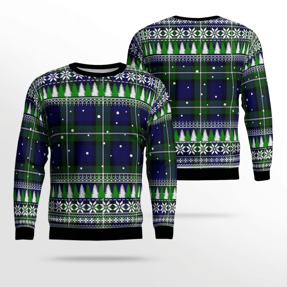 Clan Forbes Modern Tartan Christmas Ugly Sweater AI79 Forbes Modern Tartan Tartan Ugly Sweater