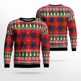 Clan Fraser Modern Tartan Christmas Ugly Sweater LW60 Fraser Modern Tartan Tartan Ugly Sweater